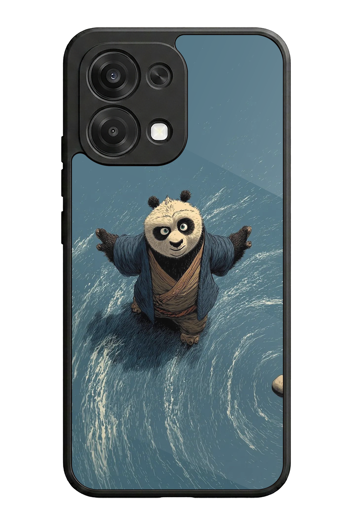 Oppo A6 Pro Uyumlu Kung Fu Panda Tasarımlı Glossy Premium Kılıf