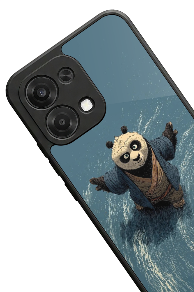 Oppo A6 Pro Uyumlu Kung Fu Panda Tasarımlı Glossy Premium Kılıf
