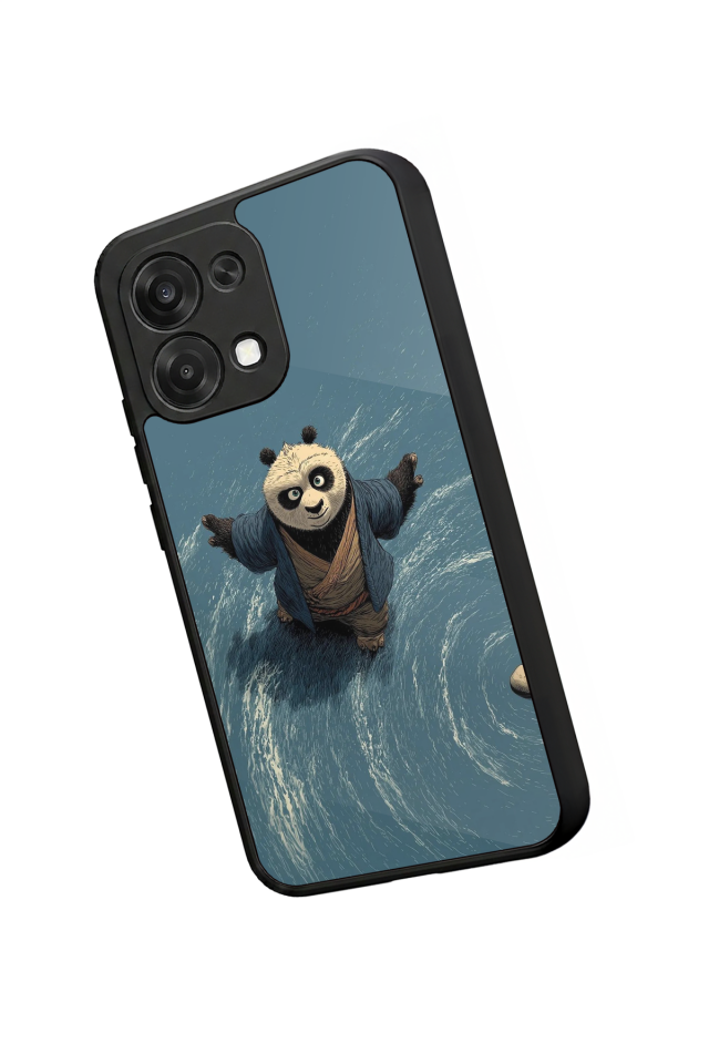 Oppo A6 Pro Uyumlu Kung Fu Panda Tasarımlı Glossy Premium Kılıf
