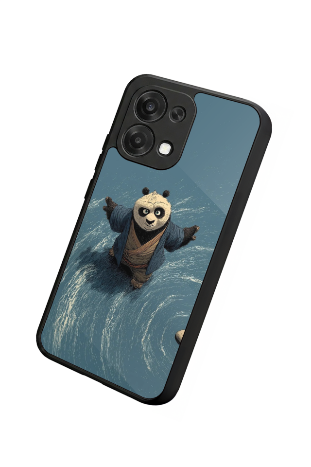 Oppo A6 Pro Uyumlu Kung Fu Panda Tasarımlı Glossy Premium Kılıf