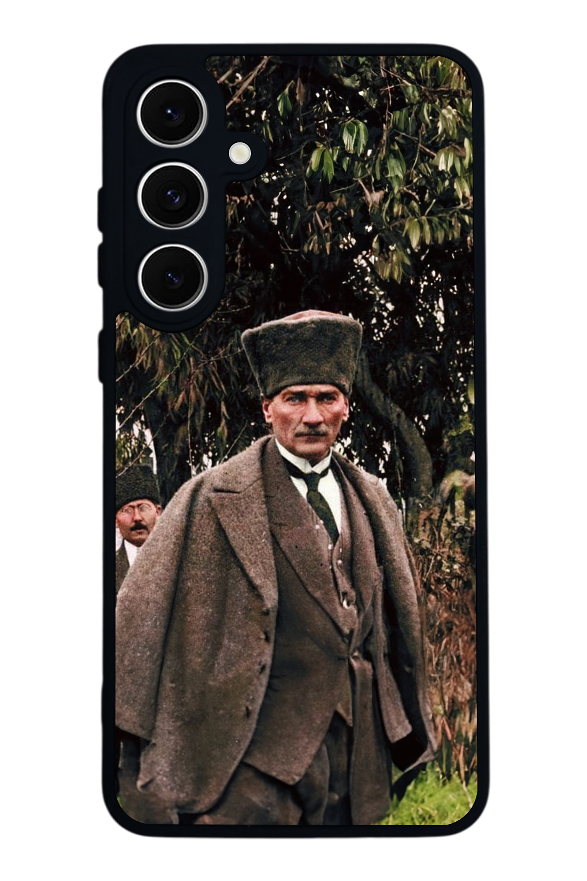 Samsung Galaxy S24 FE Uyumlu Mustafa Kemal Ataturk Tasarımlı Glossy Premium Kılıf