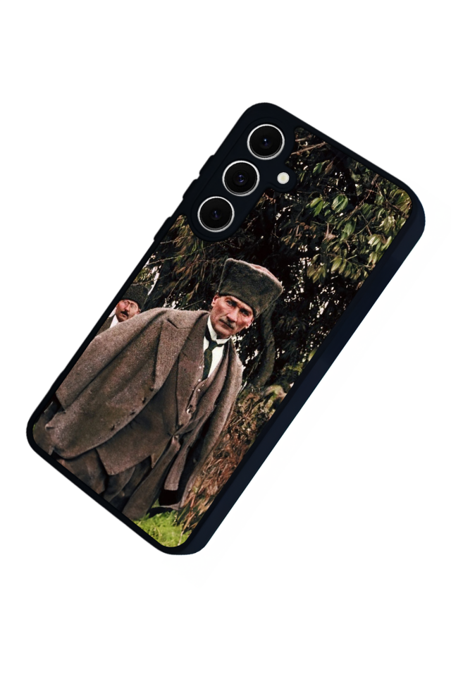 Samsung Galaxy S24 FE Uyumlu Mustafa Kemal Ataturk Tasarımlı Glossy Premium Kılıf