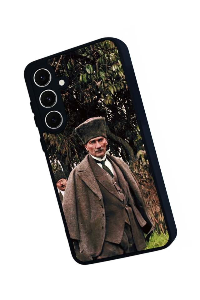 Samsung Galaxy S24 FE Uyumlu Mustafa Kemal Ataturk Tasarımlı Glossy Premium Kılıf