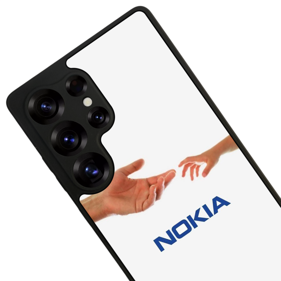 Samsung Galaxy S25 Ultra Uyumlu Nokia Tasarımlı Glossy Premium Kılıf