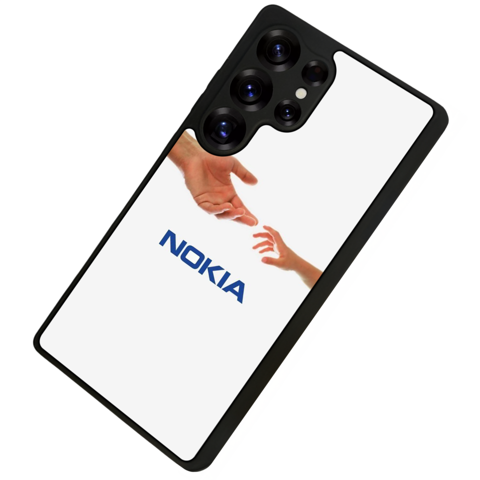 Samsung Galaxy S25 Ultra Uyumlu Nokia Tasarımlı Glossy Premium Kılıf