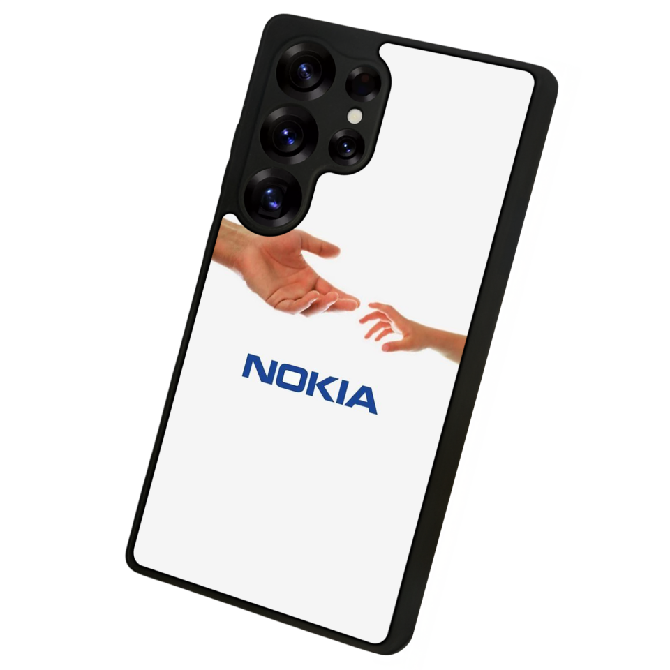 Samsung Galaxy S25 Ultra Uyumlu Nokia Tasarımlı Glossy Premium Kılıf