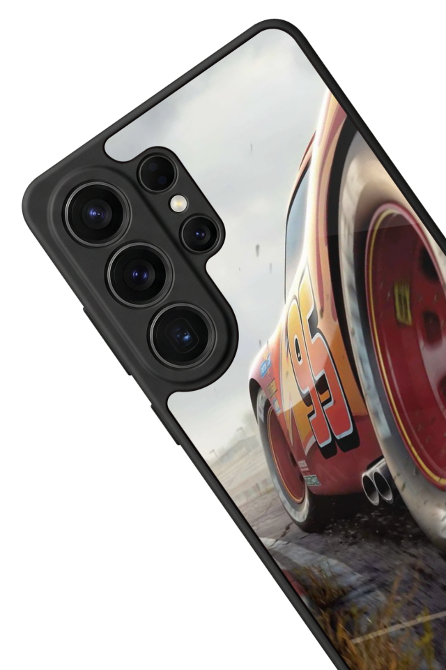 Samsung Galaxy S26 Ultra Uyumlu Şimsek McQueen Tasarımlı Glossy Premium Kılıf