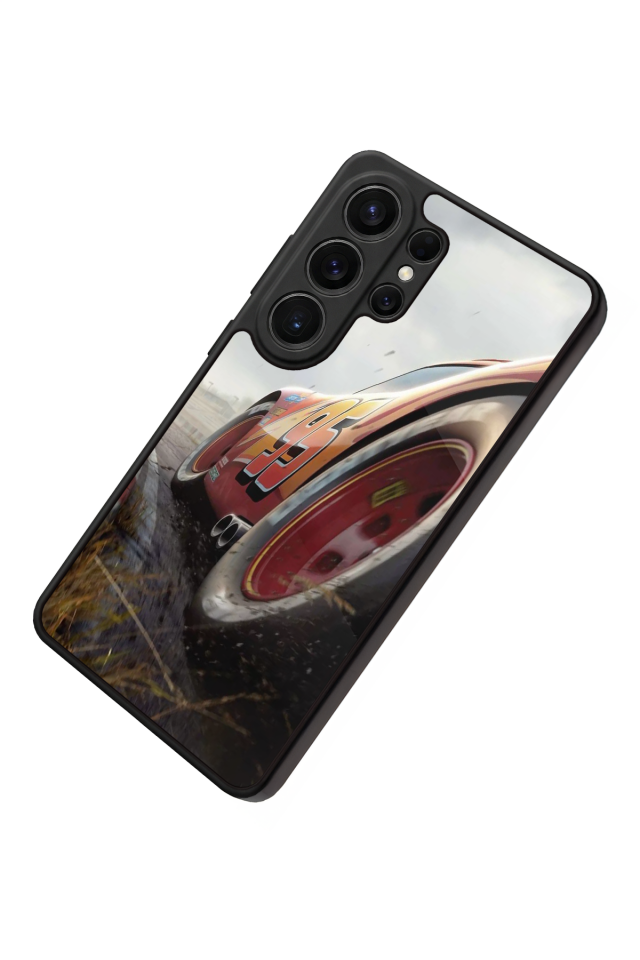 Samsung Galaxy S26 Ultra Uyumlu Şimsek McQueen Tasarımlı Glossy Premium Kılıf