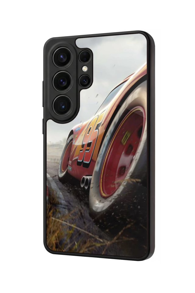 Samsung Galaxy S26 Ultra Uyumlu Şimsek McQueen Tasarımlı Glossy Premium Kılıf