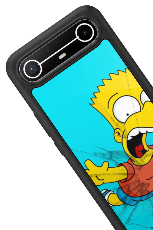 Tecno Spark Slim 5G Uyumlu The Simpsons Tasarımlı Glossy Premium Kılıf