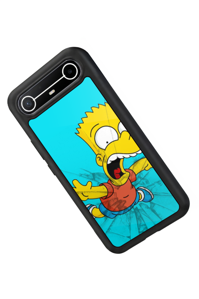 Tecno Spark Slim 5G Uyumlu The Simpsons Tasarımlı Glossy Premium Kılıf
