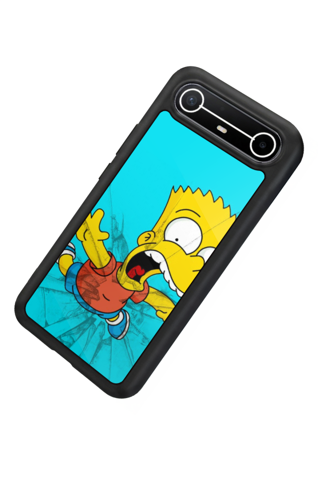 Tecno Spark Slim 5G Uyumlu The Simpsons Tasarımlı Glossy Premium Kılıf