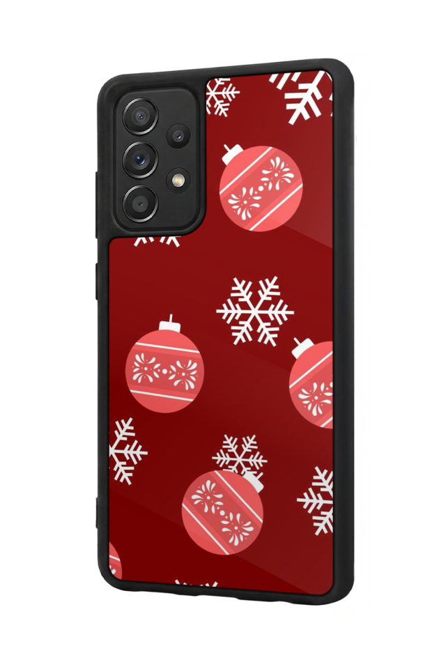 Samsung Galaxy A72 Uyumlu Yilbasi Christmas Tasarımlı Glossy Premium Kılıf