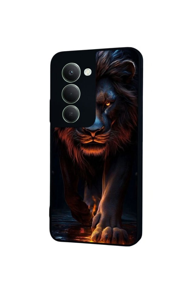 Xiaomi Redmi 15 5G Uyumlu Aslan Tasarımlı Glossy Premium Kılıf