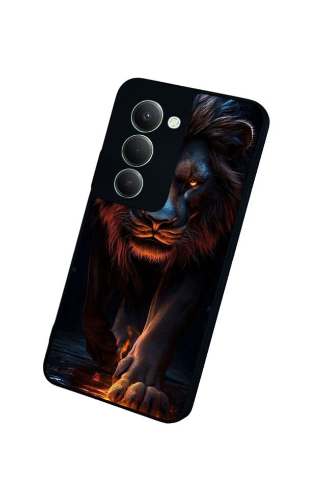 Xiaomi Redmi 15 5G Uyumlu Aslan Tasarımlı Glossy Premium Kılıf