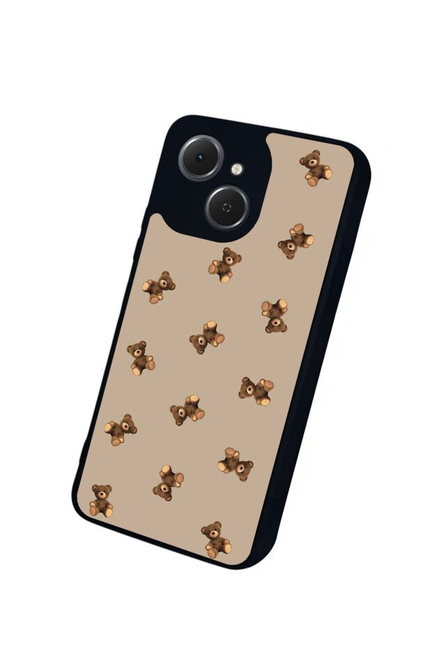 Tecno Spark 40C Uyumlu Ayı Tasarımlı Glossy Premium Kılıf