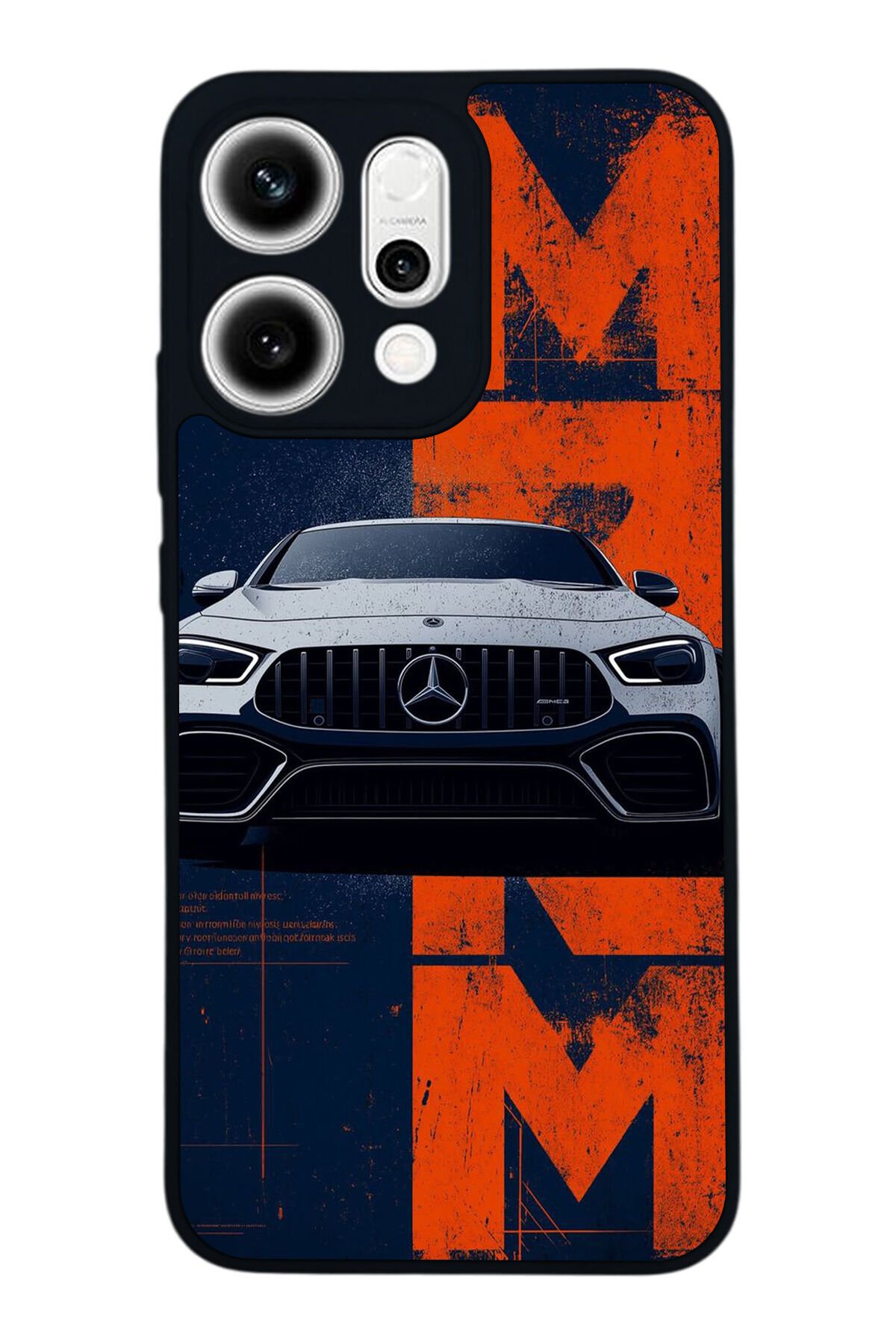 Oppo Reno 14 Uyumlu Mercedes Tasarımlı Glossy Premium Kılıf