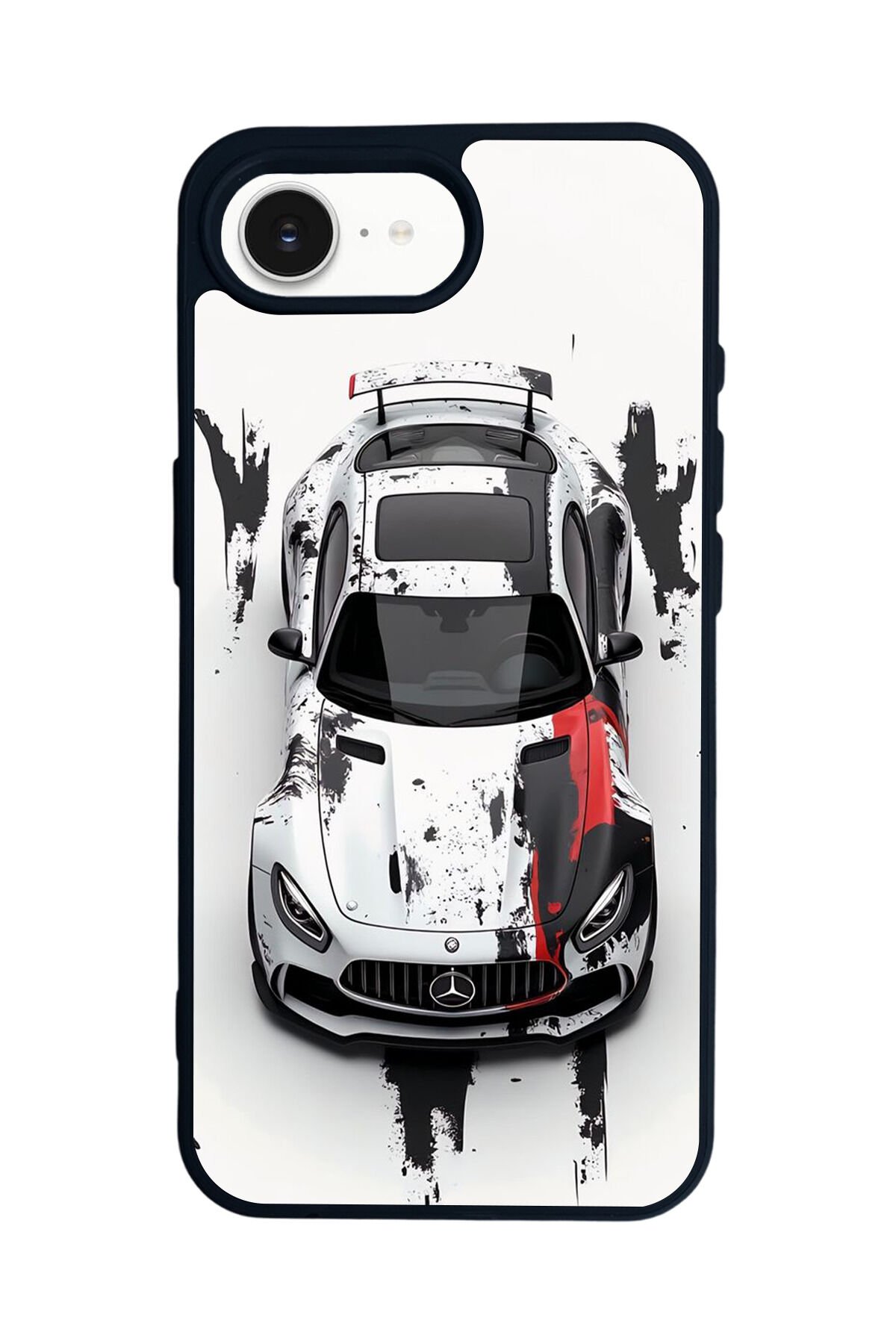 iPhone 16E Uyumlu Mercedes Tasarımlı Glossy Premium Kılıf