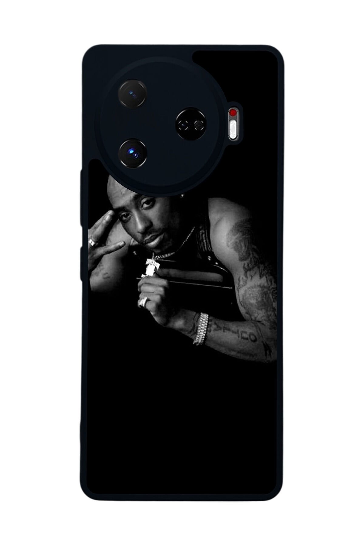 Tecno Camon 30 Pro Uyumlu Tupac Tasarımlı Glossy Premium Kılıf
