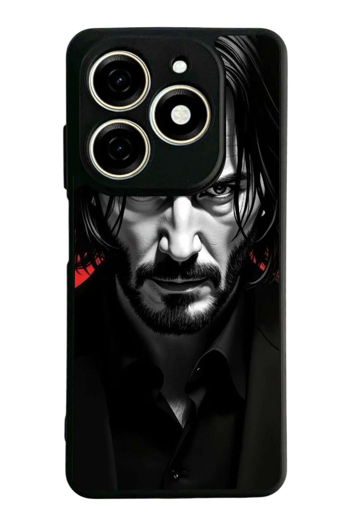 Infınıx Smart 8 Pro Uyumlu JohnWick Tasarımlı Glossy Premium Kılıf