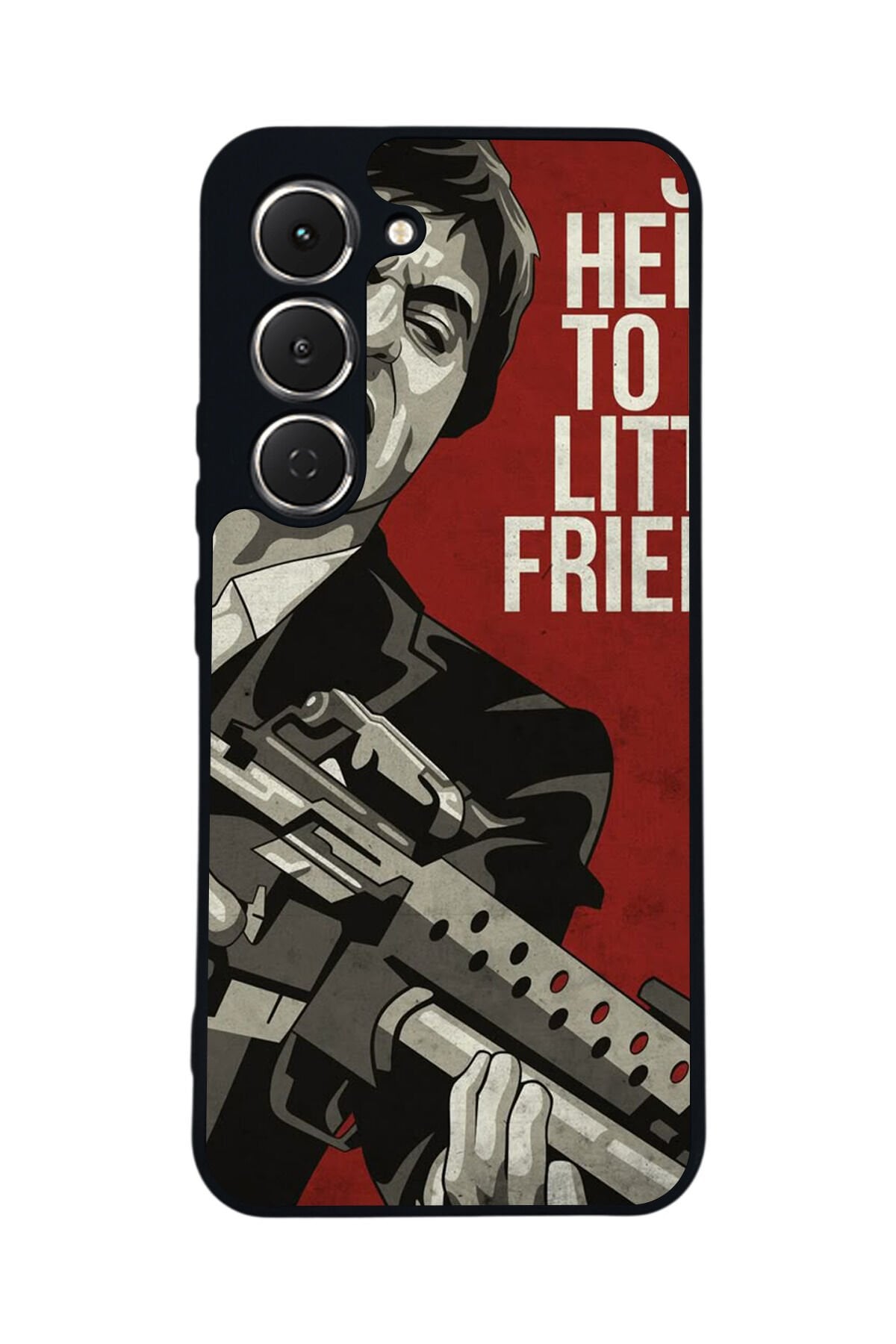 Tecno Spark 40 Pro Uyumlu Scarface Tasarımlı Glossy Premium Kılıf