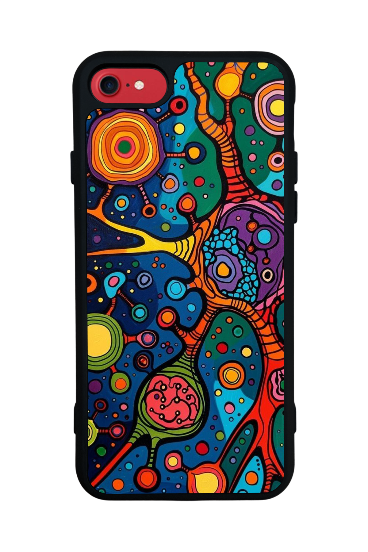 iPhone 7 Uyumlu Abstract Tasarımlı Glossy Premium Kılıf