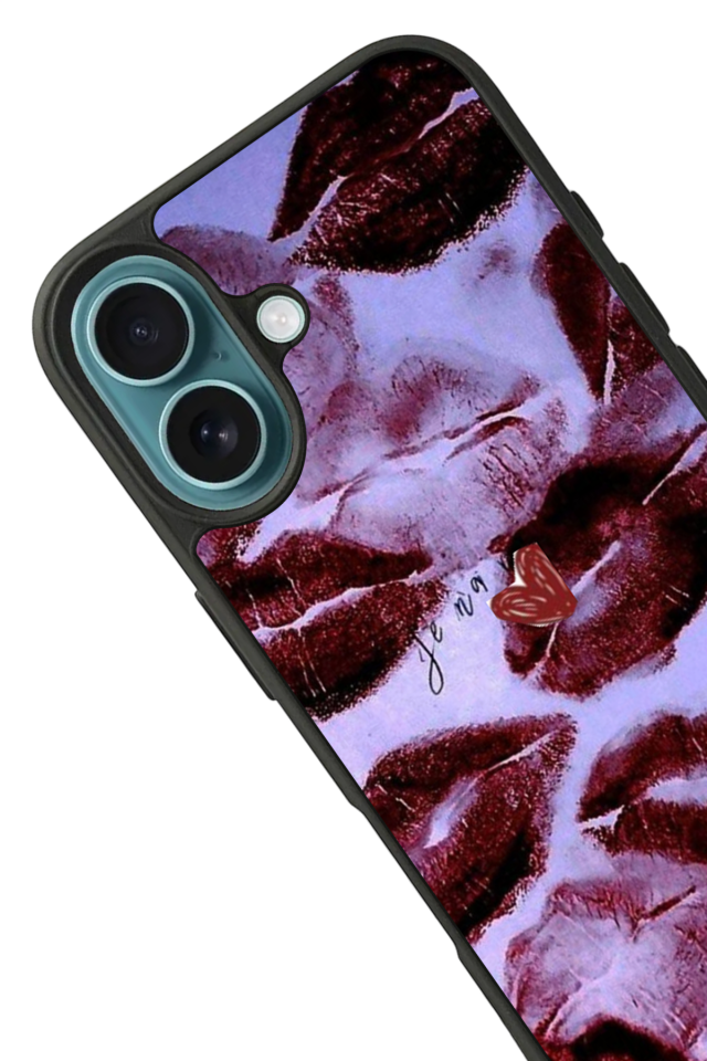 iPhone 16 Plus Uyumlu Dudak Tasarımlı Glossy Premium Kılıf