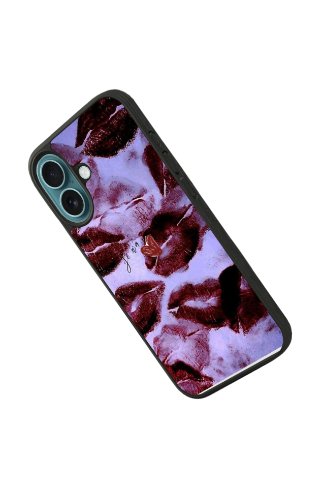 iPhone 16 Plus Uyumlu Dudak Tasarımlı Glossy Premium Kılıf