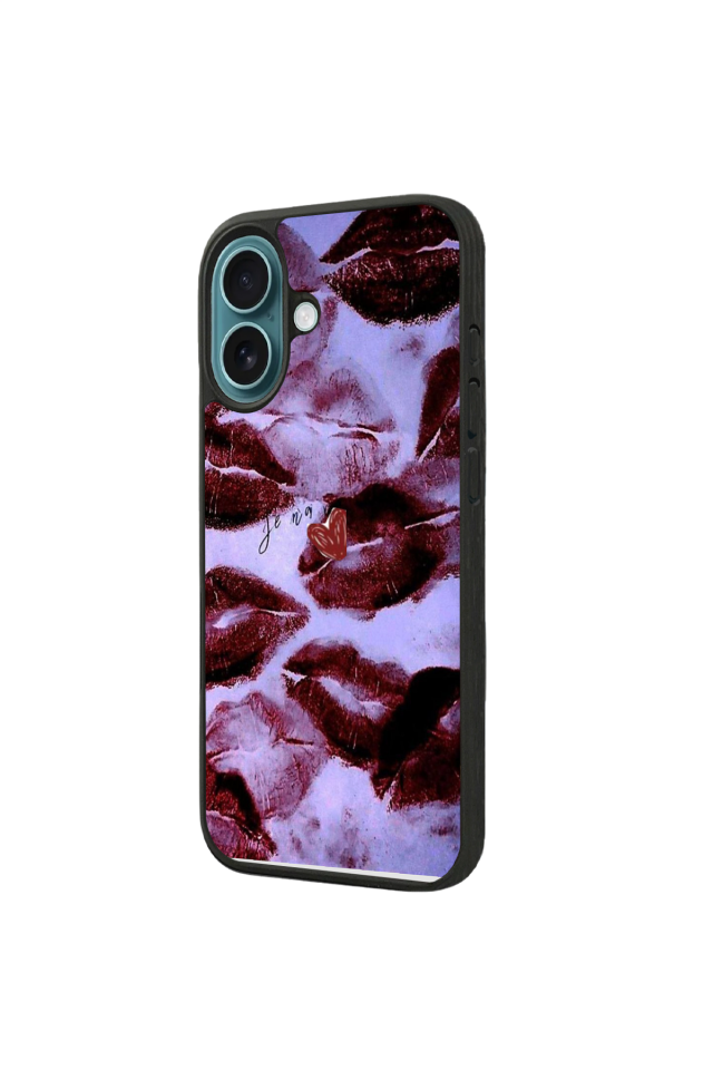 iPhone 16 Plus Uyumlu Dudak Tasarımlı Glossy Premium Kılıf