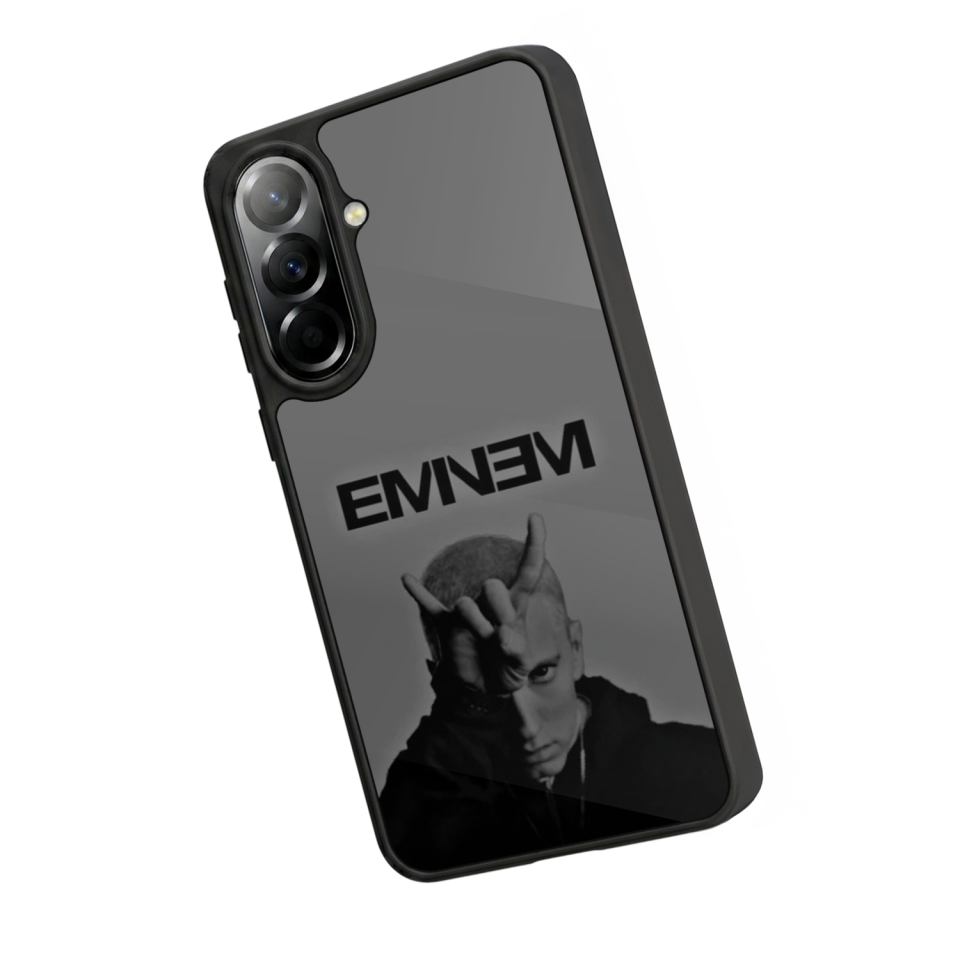 Samsung Galaxy A37 Uyumlu Eminem Tasarımlı Glossy Premium Kılıf