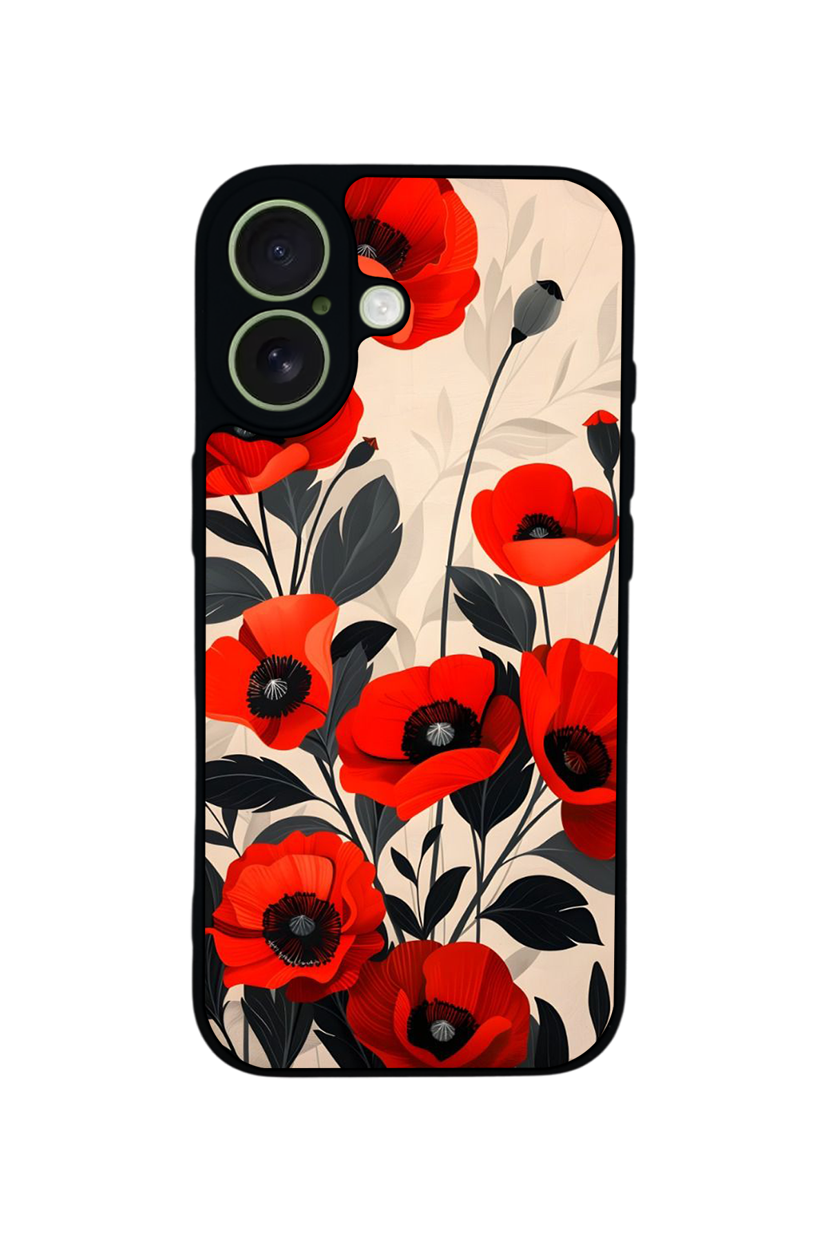 iPhone 17 Uyumlu Floral Tasarımlı Glossy Premium Kılıf
