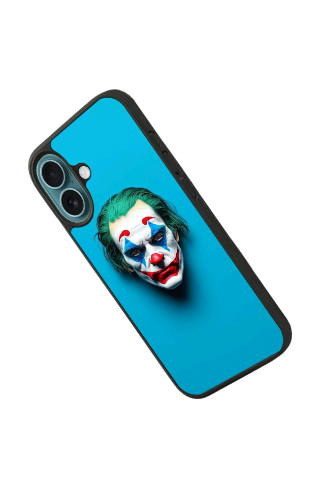 iPhone 16 Uyumlu Joker Tasarımlı Glossy Premium Kılıf