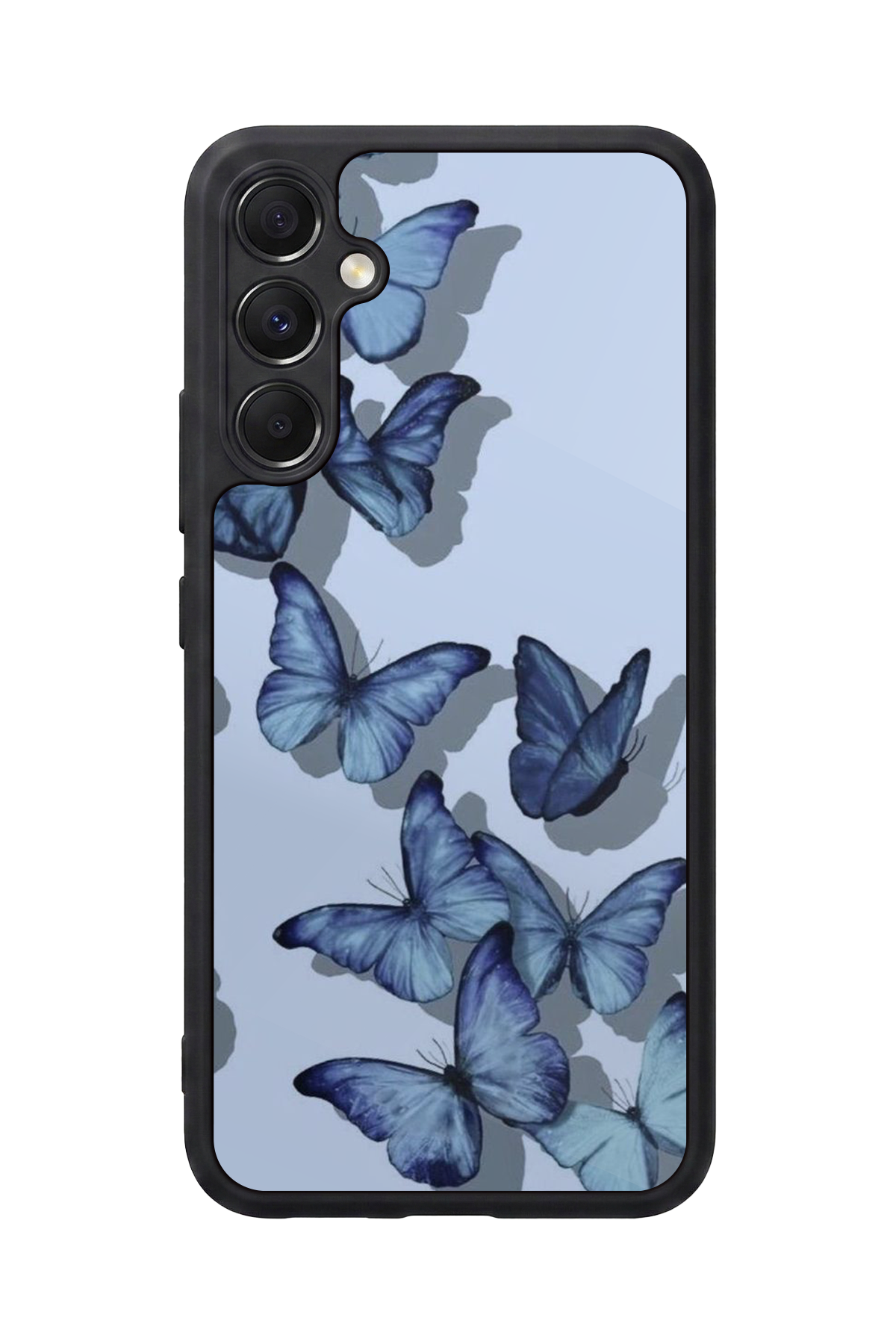 Samsung Galaxy A34 Uyumlu Kelebek Tasarımlı Glossy Premium Kılıf