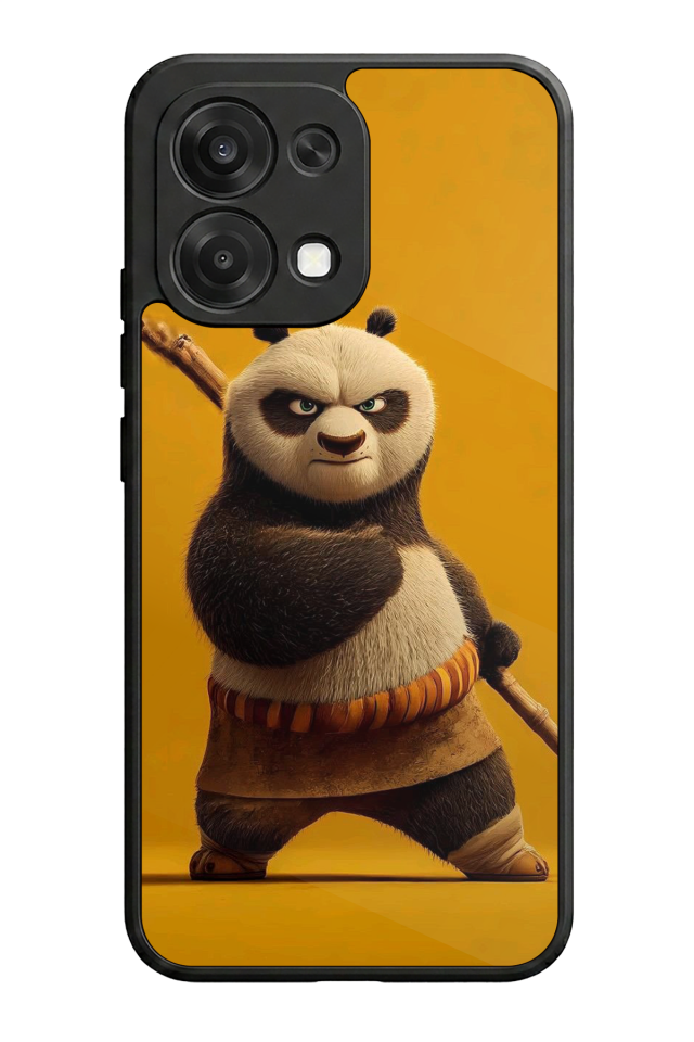 Oppo A6 Pro Uyumlu Kung Fu Panda Tasarımlı Glossy Premium Kılıf
