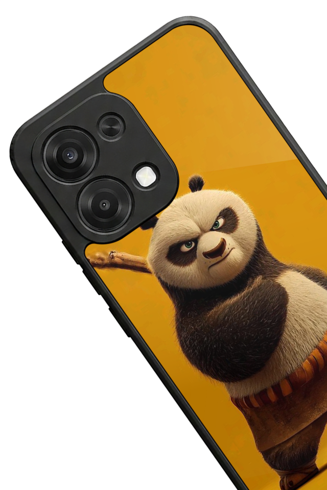 Oppo A6 Pro Uyumlu Kung Fu Panda Tasarımlı Glossy Premium Kılıf