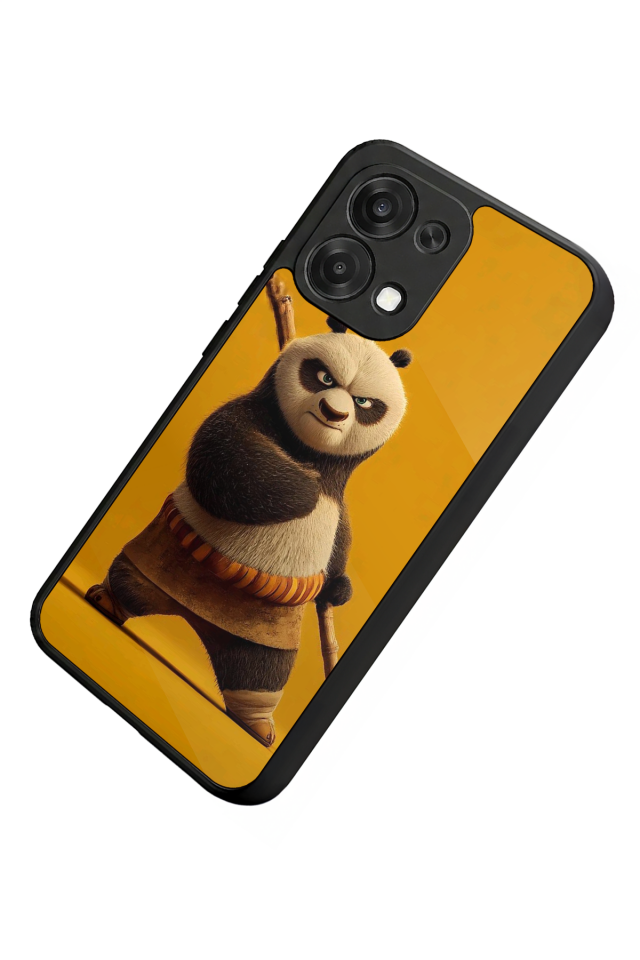 Oppo A6 Pro Uyumlu Kung Fu Panda Tasarımlı Glossy Premium Kılıf