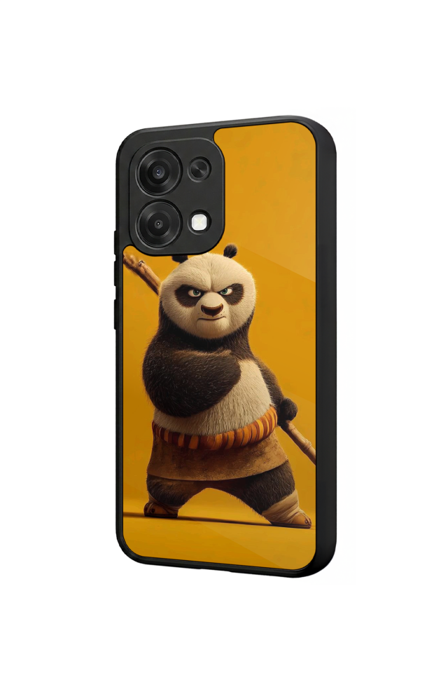 Oppo A6 Pro Uyumlu Kung Fu Panda Tasarımlı Glossy Premium Kılıf