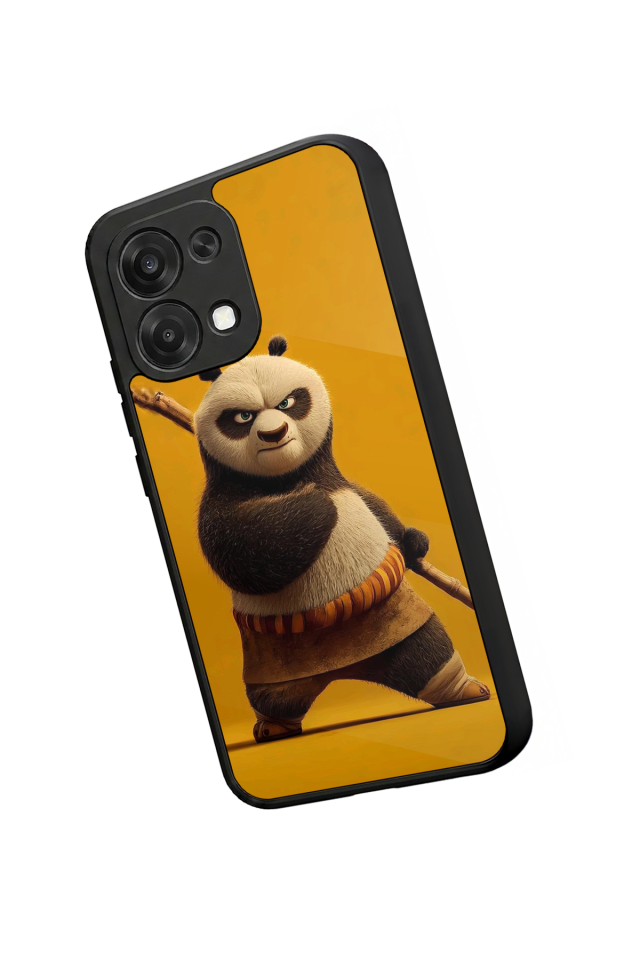 Oppo A6 Pro Uyumlu Kung Fu Panda Tasarımlı Glossy Premium Kılıf