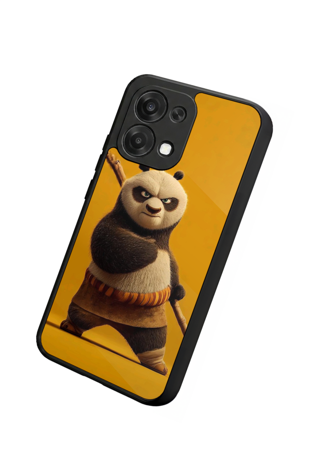Oppo A6 Pro Uyumlu Kung Fu Panda Tasarımlı Glossy Premium Kılıf