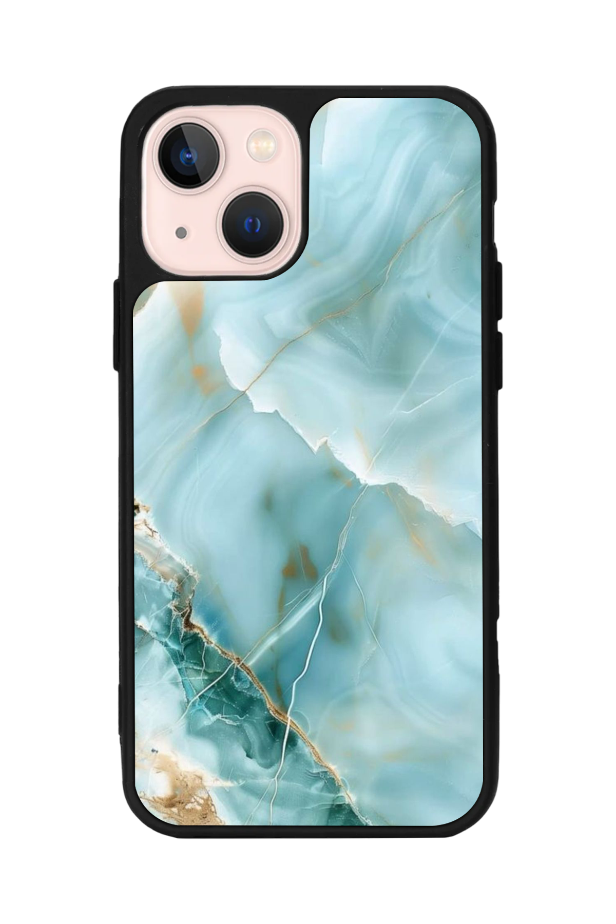 iPhone 15 Uyumlu Mermer Marble Tasarımlı Glossy Premium Kılıf