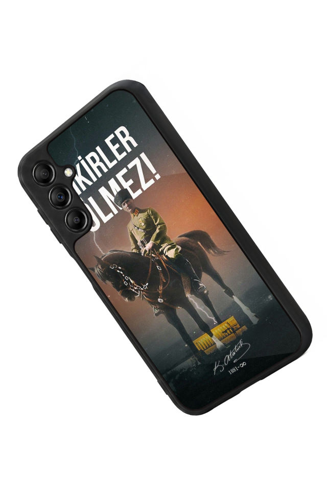 Samsung Galaxy A14 Uyumlu Mustafa Kemal Ataturk Tasarımlı Glossy Premium Kılıf