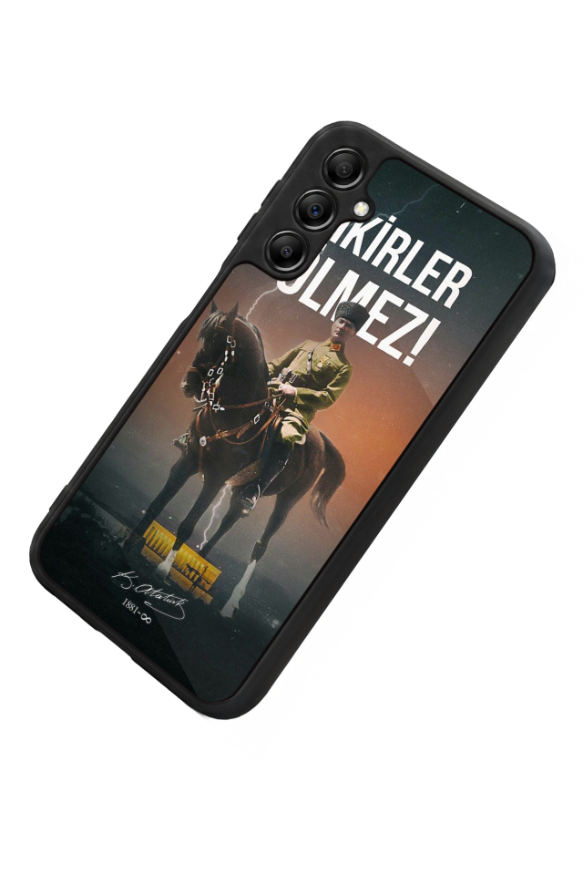 Samsung Galaxy A14 Uyumlu Mustafa Kemal Ataturk Tasarımlı Glossy Premium Kılıf