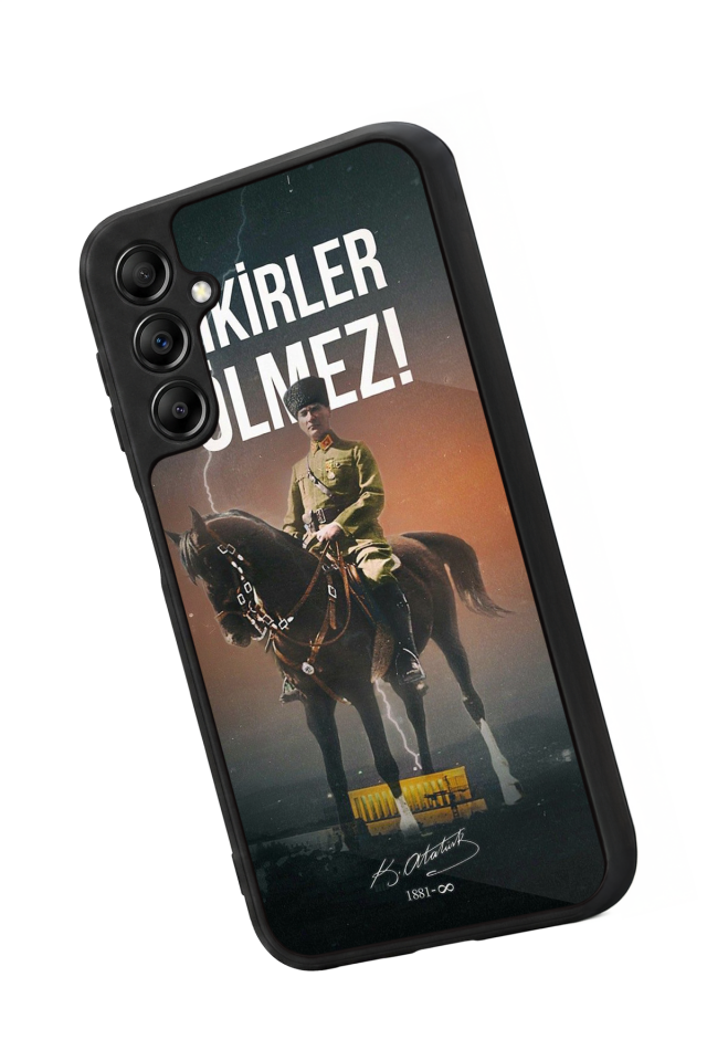 Samsung Galaxy A14 Uyumlu Mustafa Kemal Ataturk Tasarımlı Glossy Premium Kılıf