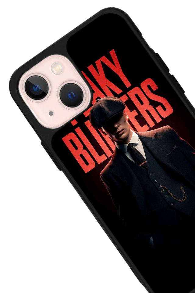 iPhone 13 Mini Uyumlu Peaky Blinders Tasarımlı Glossy Premium Kılıf