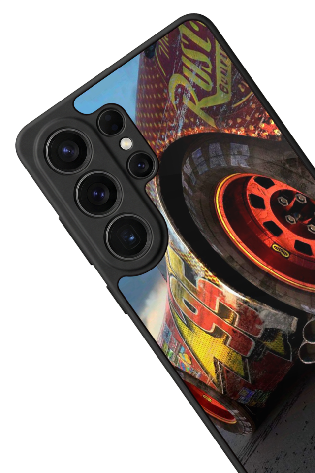 Samsung Galaxy S26 Ultra Uyumlu Şimsek McQueen Tasarımlı Glossy Premium Kılıf