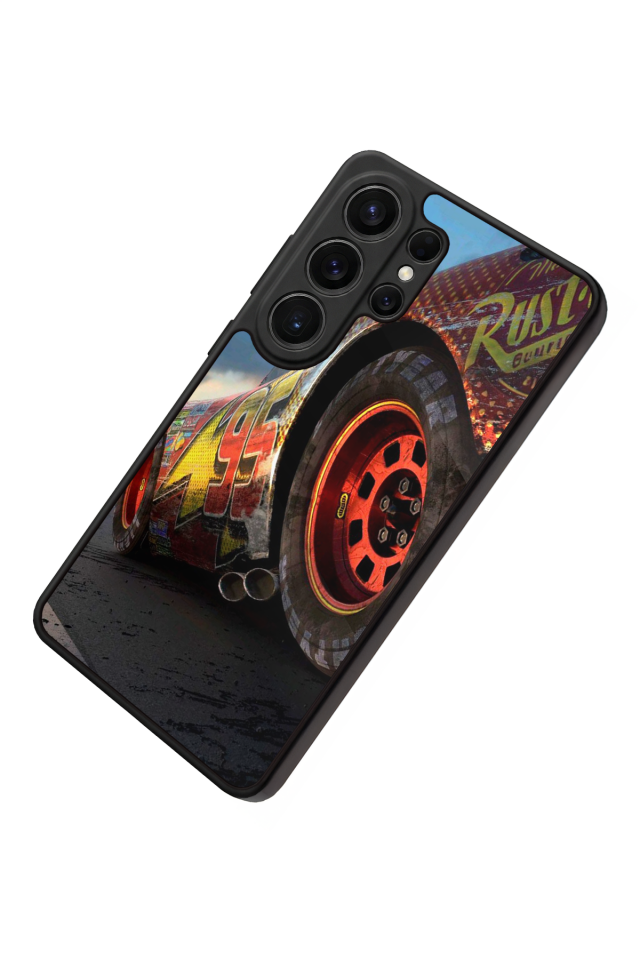 Samsung Galaxy S26 Ultra Uyumlu Şimsek McQueen Tasarımlı Glossy Premium Kılıf