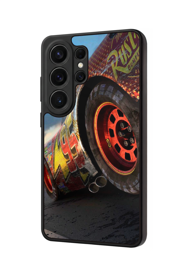 Samsung Galaxy S26 Ultra Uyumlu Şimsek McQueen Tasarımlı Glossy Premium Kılıf