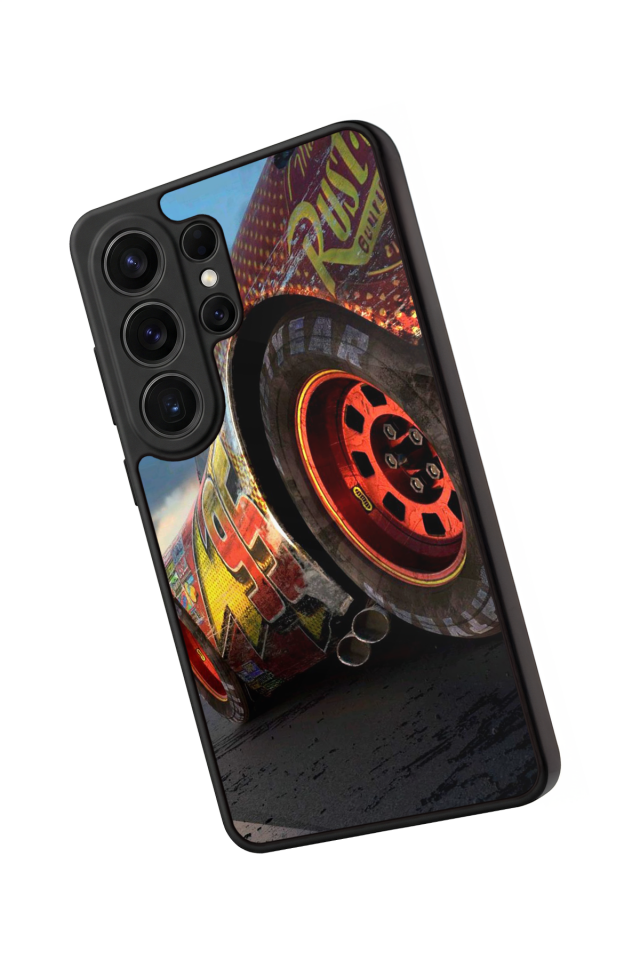 Samsung Galaxy S26 Ultra Uyumlu Şimsek McQueen Tasarımlı Glossy Premium Kılıf