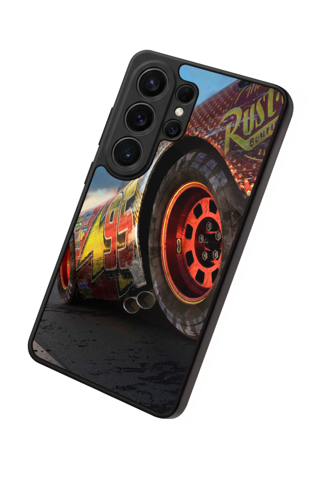 Samsung Galaxy S26 Ultra Uyumlu Şimsek McQueen Tasarımlı Glossy Premium Kılıf