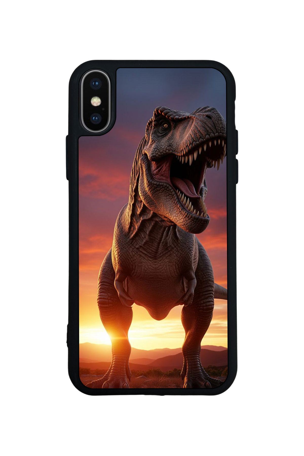 iPhone X/ XS Uyumlu T-ReiPhone X/ XS Tasarımlı Glossy Premium Kılıf